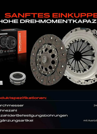Kit Frizione Frankberg 1x per VW Passat Variant Audi A4 Avant Cabriolet A6 A8 Coupé Skoda Superb I 2.4L 2.6L 012141165D