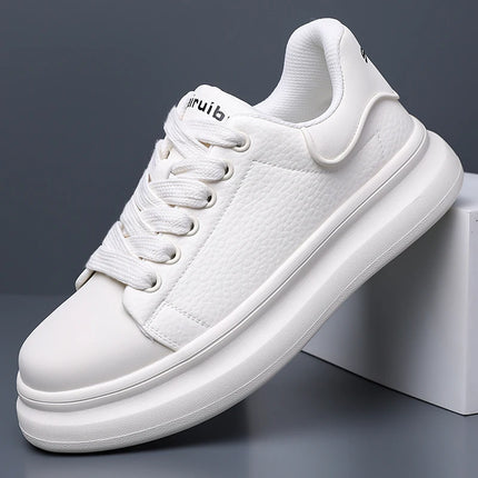 Nuove Scarpe Casual alla Moda con Lacci, Comode Sneakers Vulcanizzate, Scarpe da Skateboard per Uomo, Calzature da Passeggio Stile Street