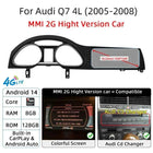Android 14 Auto Radio CarPlay For Audi A6 C6 4f  For Audi Q7 4L 2005-2015 MMI 2G 3G GPS Car Multimedia Player Navi Stereo DSP