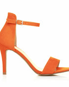 New Sexy Women's 9cm High Heel Shoes, Summer Ankle Strap Sandals, Red Party and Wedding Shoes