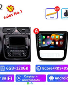 Android 16 For VW Volkswagen Scirocco 3 III Mk3 2008-2014 9 inch 8 Core WIFI Bluetooth Auto Navigation System Radio Multimedia