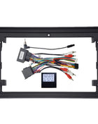 Android Car Radio Frames for Audi A4 2 3 B6 B7 S4 RS4 2000 - 2009, Car Radio Panel, 16PIN Wiring Harness, CANBUS Decoder