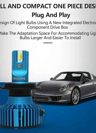 Philips LED H1 H4 H7 H11 HB3 HB4 HIR2 Ultinon Pro3011 Car LED Head Light 9005 9006 9012 Auto 6000K Bright White Original Lamp 2x