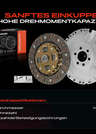 Kit Frizione Frankberg 1x per VW Golf III Cabriolet Variant IV Polo Classic Caddy MPV Box/MPV Vento 801439