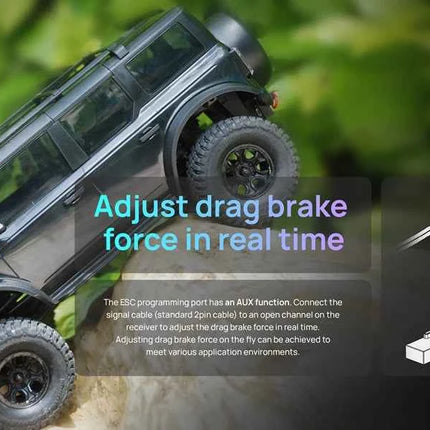 HOBBYWING QUICRUN WP-MINI24 25A ESC Outer 1621SL 3500KV Motor Brushless Sensorless Combo Per For 1/24 RC Model Car Crawler