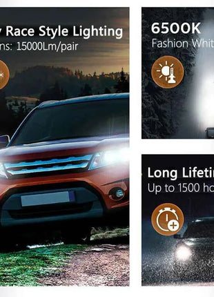 Philips LED 15000lm Ultinon Rally 3590 H4 H7 H8 H11 HB3 HB4 H19 HIR2 H1 Car Headlight 6500K White Max Power 180W 12V 4200K U359N