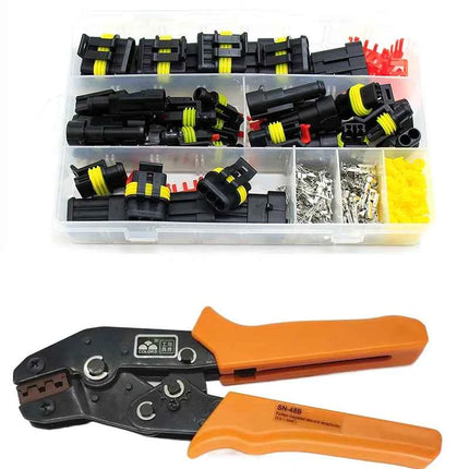 Waterproof Connectors Kit Automotive Wire Quick Connector Electrical In Car Wiring Auto Seal Socket 1 2 3 4 5 6 Pin Plug Kit Way