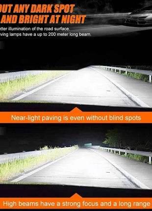OSRAM HYZ Pro 360 Led H7 H1 H4 H11 H8 9005/HB3 9006/HB4 9012 HIR2 Headlight Bulbs Auto Fog Lights 6000K Car Lamps ULTRA Thin 12V