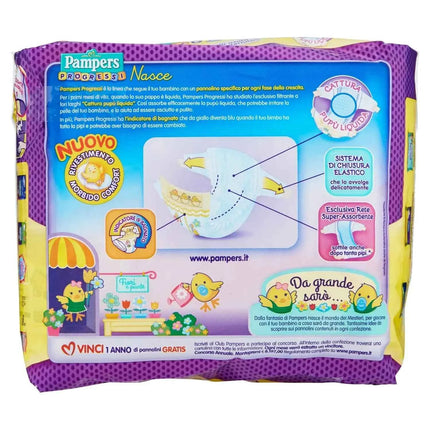 Pampers Progessi 2-5Kg, Pack of 28 Diapers