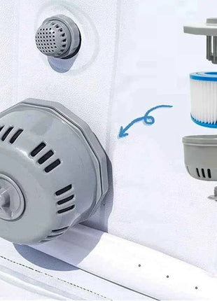 Sostituzione cartuccia filtro piscina 1/2/4 pezzi per filtro Bestway Flowclear formato VI SI Lay-Z-Spa - Miami Vegas Palm Spring