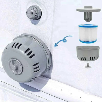 Sostituzione cartuccia filtro piscina 1/2/4 pezzi per filtro Bestway Flowclear formato VI SI Lay-Z-Spa - Miami Vegas Palm Spring