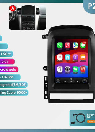 Hizpo 9.7" 2 Din Android Auto Car Radio for Chevrolet Captiva Sport 2006 - 2012 Multimedia Video Player Carplay  for Tesla Style