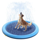 Tappetino Gioco Spruzzatore per Cani, Piscina Antiscivolo per Esterni, Giocattolo Acquatico Estivo per Giardino, Tappeto Fontana per Bambini
