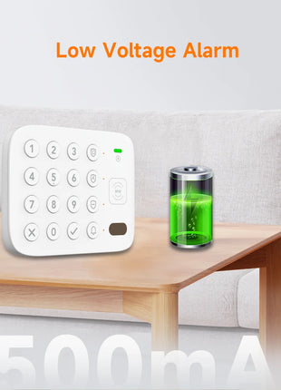 Sistema di Allarme Domestico Wireless Intelligente CPVAN con Pannello di Sicurezza WIFI 4G, Kit Allarme con Tastiera, Supporta il Controllo Tuya/Smart Life