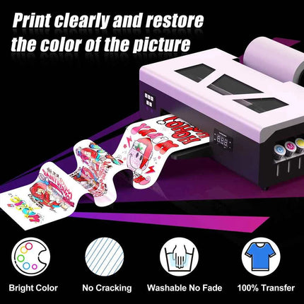 A4 DTF Printer For Epson L805 DTF Printer Direct Printing Transfer For Clothing Fabric T-shirt jean bag printing machine A4 DTF