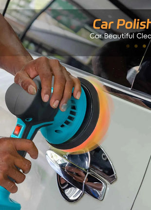 Lucidatrice per auto Podofo 5500 giri/min, strumento elettrico per lucidatura e ceratura, senza fili, 6 velocità, compatibile con batterie Makita.