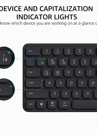 Rapoo 9560M Wireless Keyboard and Mouse Combo E9550L USB-C Rechargeable 110-Key Ultra-Thin Keyboard and MT760SE Wireless Mouse