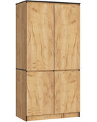 Armadio AKORD S90 4 ante in rovere Craft 90x51x180 cm