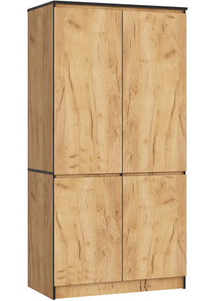 Armadio AKORD S90 4 ante in rovere Craft 90x51x180 cm
