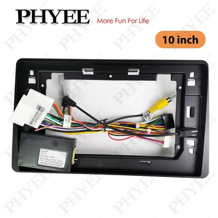 Telaio pannello radio Android da 10" per Renault Duster 2017-2020, adattatore cablaggio, decodificatore CAN Bus, connettore 12 pin 24 pin 8 pin