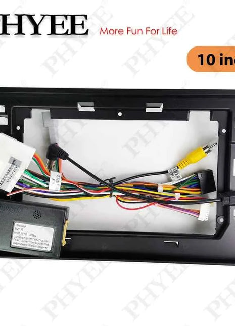 Telaio pannello radio Android da 10" per Renault Duster 2017-2020, adattatore cablaggio, decodificatore CAN Bus, connettore 12 pin 24 pin 8 pin