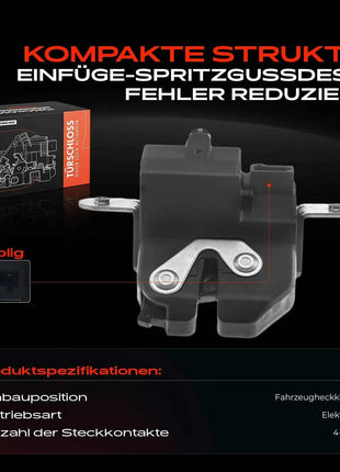 Frankberg 1x Serratura portiera posteriore per Fiat Fiorino Doblo Lancia Ypsilon 51873093