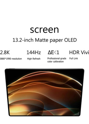 2025 HUAWEI MatePad Pro 13.2 Inch Matte Paper Tablet WiFi/LTE 2.8k  OLED 144Hz AI Rear camera 50M Front camera 16M 10100mAh