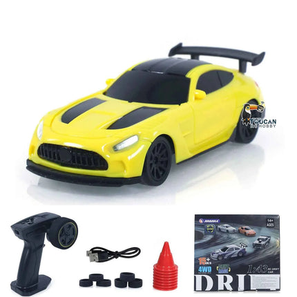 SALE 4WD RTR 1/43 RC Speed Car Four-wheel Drive Radio Control 2.4g Mini Racing Drifting Car Toys High Speed Model Gift for Boys