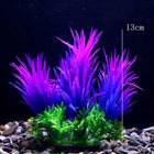Artificial Aquarium Decor Plants Water Weeds Ornament Aquatic Fish Tank Simulation Grass Flower Decoration Accessories
