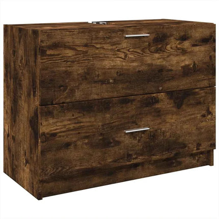 White sink cabinet 78x37x59 cm engineered wood Modern Design Stylish Bathroom Storage Cabinet sturdy structure Furniture sets