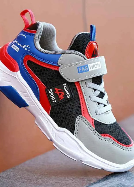 Scarpe da ginnastica per bambini Scarpe sportive casual per bambini per ragazzi Scarpe da corsa per scuola per ragazze con gancio e anello per bambini in rete estiva traspirante