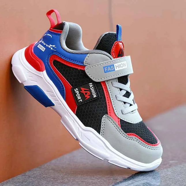 Scarpe da ginnastica per bambini Scarpe sportive casual per bambini per ragazzi Scarpe da corsa per scuola per ragazze con gancio e anello per bambini in rete estiva traspirante