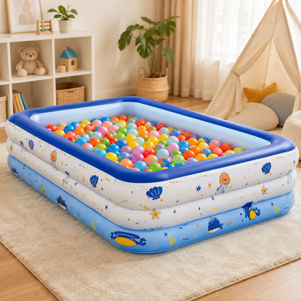 Piscina gonfiabile da 1 pezzo, piscina familiare di grandi dimensioni, gonfiabile per adulti, per uso in giardino, all'aperto, per feste.