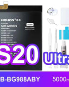 NOHON Phone Battery for Samsung Galaxy S24 S23 S22 Ultra S21 S20 Plus S10 S10E S9 S8 S7 S6 S10+ S20+ S21+ S23+ S24+ Batteries