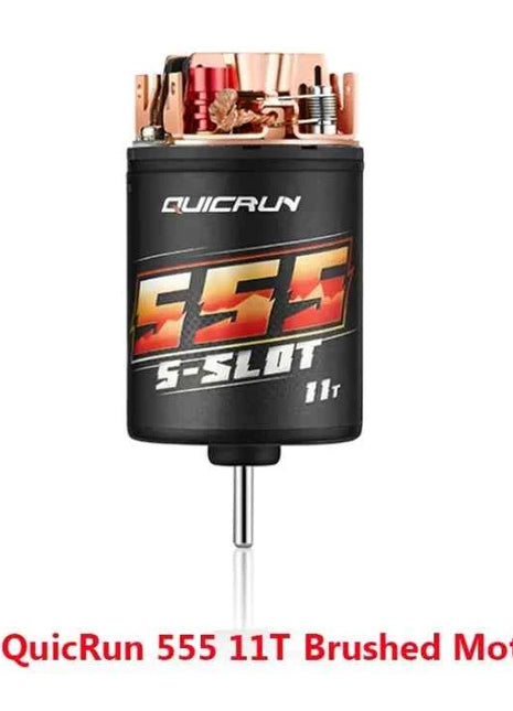 1pcs Hobbywing Brushed Motor 540 30T 40T / 555 11T 13T QuicRun RC Crawler Short course truck Monster truck