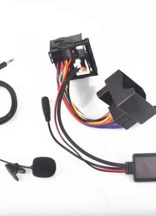 Per Peugeot 206 207 307 301 407 Per Citroen C4 C5 C6 Berlingo RD4 Radio Cablaggio Microfono Vivavoce Bluetooth 5.0 Adattatore AUX