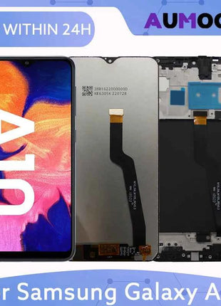Per Samsung Galaxy A10 A105 Display LCD Touch Screen Digitizer Assembly 6.2 "A105F A105G A105M A105FN LCD Parti di ricambio