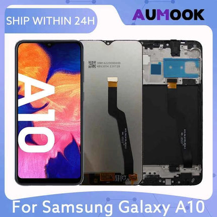 Per Samsung Galaxy A10 A105 Display LCD Touch Screen Digitizer Assembly 6.2 "A105F A105G A105M A105FN LCD Parti di ricambio
