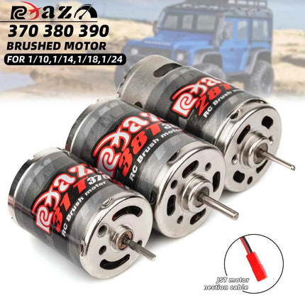370 380 390 Brushed Motor DC MOTOR 30A KIT for 1:10 1:12 1:14 1:16 1:24 RC Monster CRAWLER AXIAL SCX24 B17 TAM54393 B17 TRX 7075