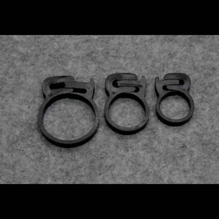 10 pezzi fascette stringitubo 3.8 ~ 59mm linea di plastica tubo dell'acqua Clip forte crampi a molla raccordo per tubo dell'aria del carburante strumento fisso
