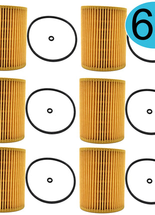 3/6x Filtro Olio Per Mercedes-Benz Classe R W251 V521 R280/R300/R320/R350 CDI 4-matic 2006 - 2013 OM642.950 2987CC 3.0L Motore MPV