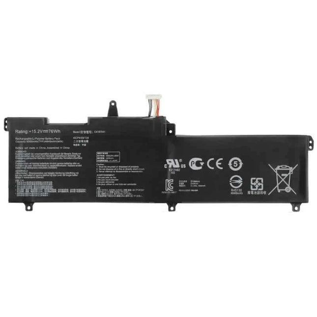 HD New Laptop Battery C41N1541 15.2V 76Wh for Asus ROG Strix GL702 GL702V GL702VT GL702VM GL702VMK GL702VS 0B200-020