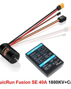 Hobbywing QuicRun Fusion SE 1200KV / 1800KV Sensored Brushless Motor Built In 40A ESC 2 in 1 Waterproof For 1/10 1/8 RC Car part