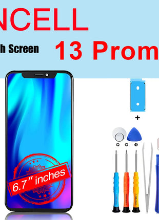PINZHENG Schermo di alta qualità INCELL LCD OLED per iPhone 14 Pro 15 Plus 13 Pro Max Display per sostituzione iPhone con strumenti