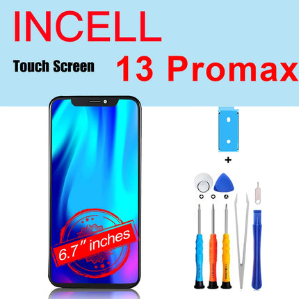 PINZHENG Schermo di alta qualità INCELL LCD OLED per iPhone 14 Pro 15 Plus 13 Pro Max Display per sostituzione iPhone con strumenti