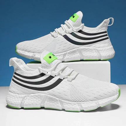 Scarpe da ginnastica da uomo Scarpe comode e traspiranti con plateau Scarpe da corsa estive da uomo Scarpe da ginnastica da passeggio comode e traspiranti