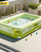 Piscina gonfiabile per bambini PVC Casa all'aperto Grande piscina familiare Piscine per bambini in plastica addensata Giochi d'acqua da giardino