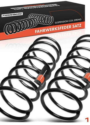 Frankberg 2x Molla per Telaio Asse Anteriore per BMW Serie 6 E24 2.8L 3.2L 3.4L 1977-1989 31331126025 31331134185 31331126026 RA1092