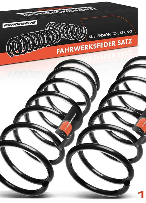 Frankberg 2x Molla per Telaio Asse Anteriore per BMW Serie 6 E24 2.8L 3.2L 3.4L 1977-1989 31331126025 31331134185 31331126026 RA1092
