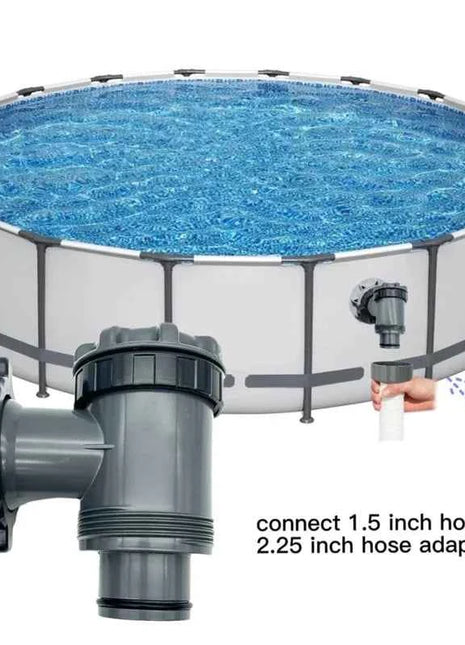 Parti di ricambio per filtro per piscina con attacco per filtro ingresso e uscita P6H1317 / P6 per piscine Bestway Hnemix Coleman INTEX